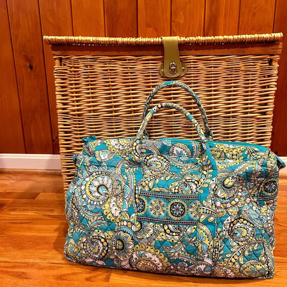 Vera Bradley Peacock Travel Bag